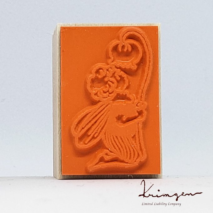 Krimgen Wooden Rubber Stamp - Lily of the Valley -, Krimgen stamp