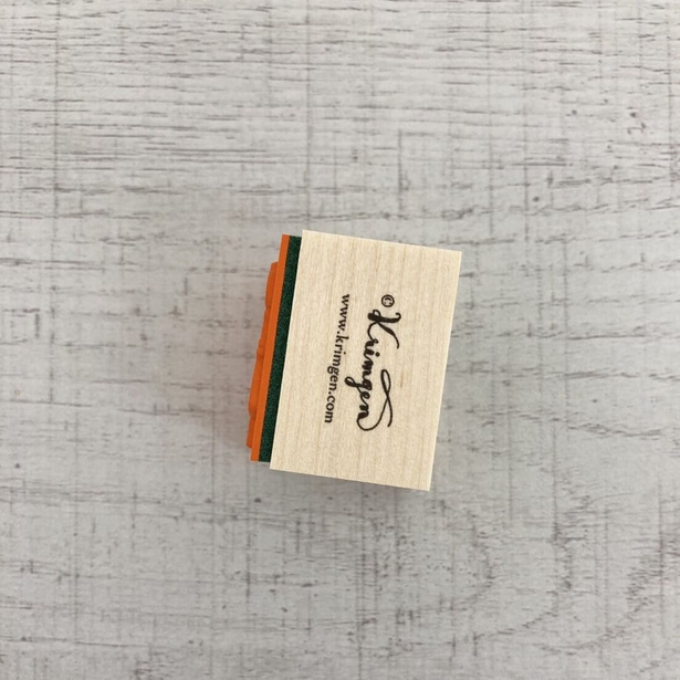 Krimgen Wooden Rubber Stamp - Happy Birthday -, Krimgen stamp