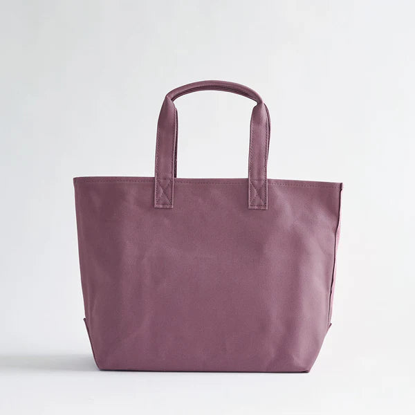 Kurashiki Hampu Canvas Tote Bag - Plum -, Japanese canvas tote bag