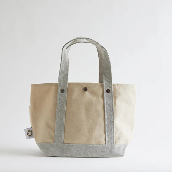 Kurashiki Hampu Canvas Tote Bag - Beige -, Japanese canvas tote bag