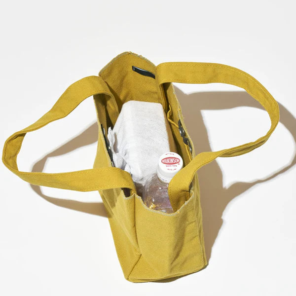 Kurashiki Hampu Canvas Tote Bag - Small Size / Safflower Red -, Japanese canvas tote bag