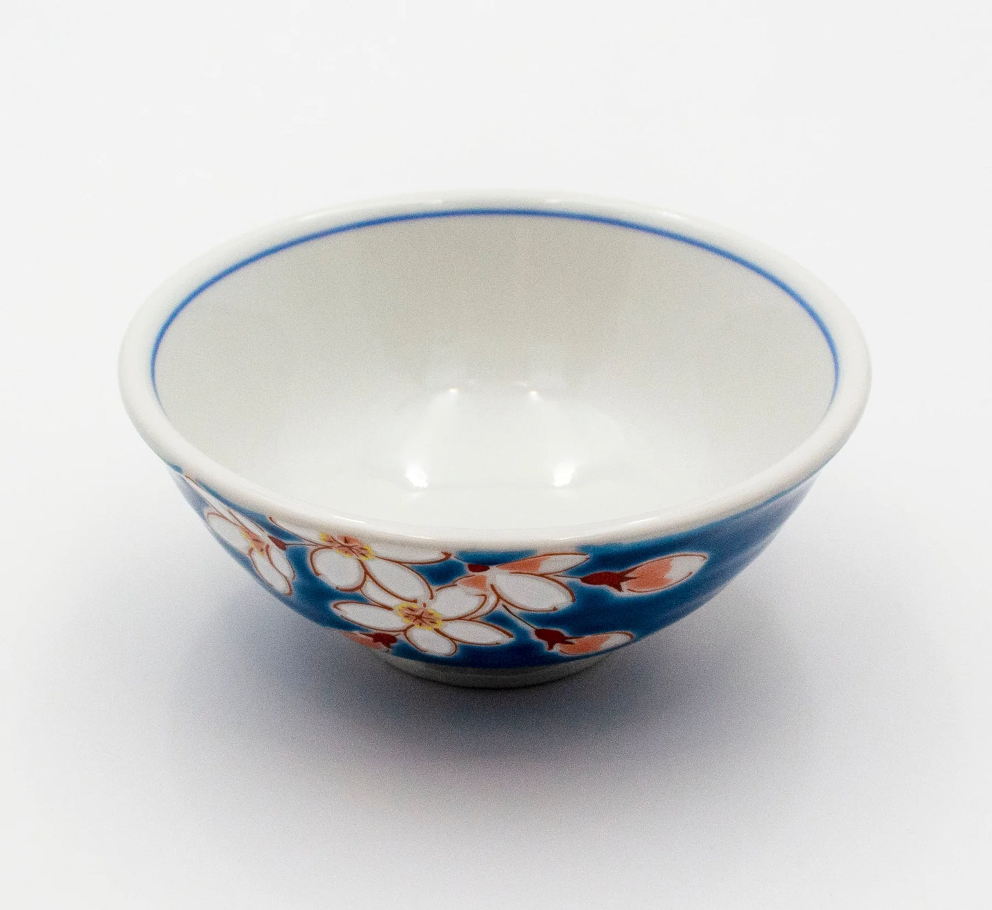 Kutani Yaki(ware) Rice Bowl - Cherry Blossom -