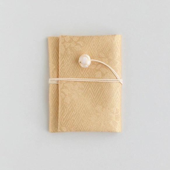Kyo-Yuzen Jewelry Pouch - Honey -, Made in Kyoto, Japan