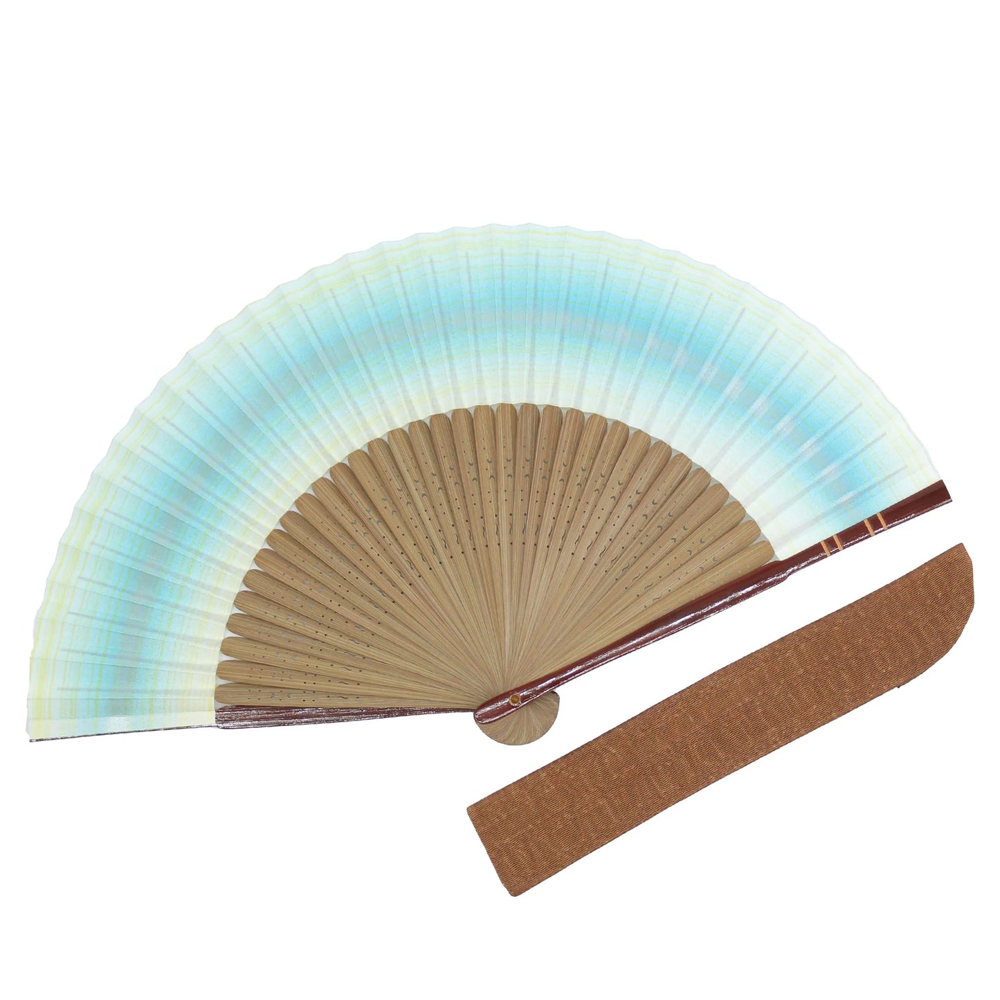 Kyo-sensu (Japanese folding fan) for Men - Lunar Orbit - , Made in Kyoto, Japan , Kyoto sensu