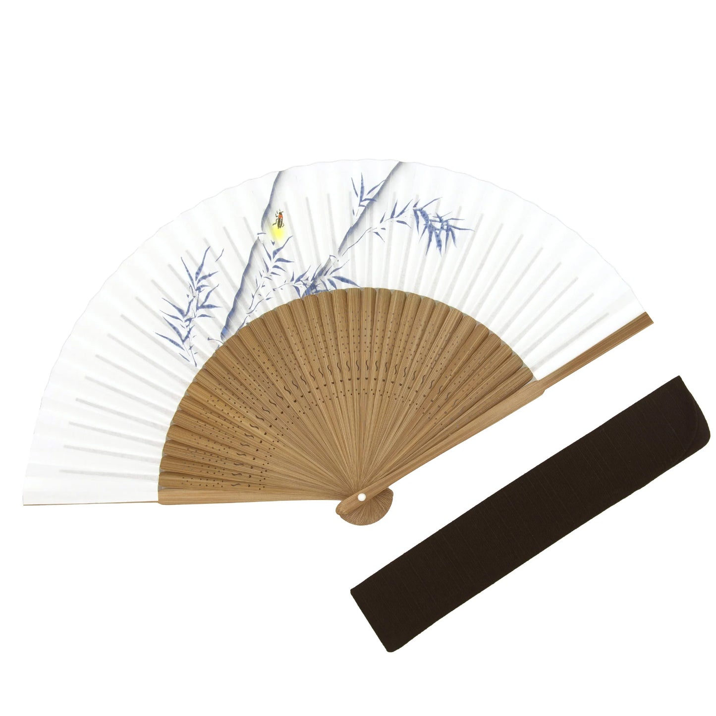 Kyo-sensu (Japanese folding fan) for Men - Firefly - , Made in Kyoto, Japan , Kyoto sensu