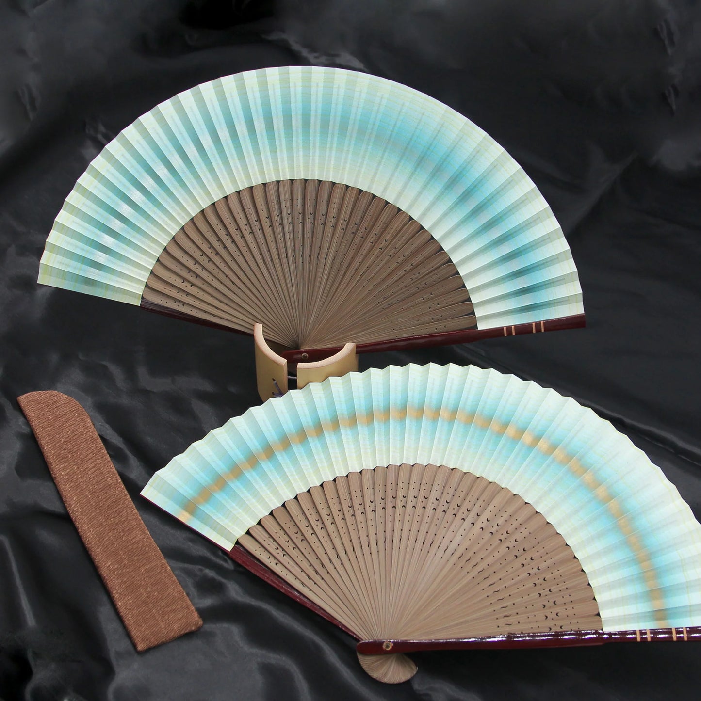 Kyo-sensu (Japanese folding fan) for Men - Ecliptic - , Made in Kyoto, Japan , Kyoto sensu