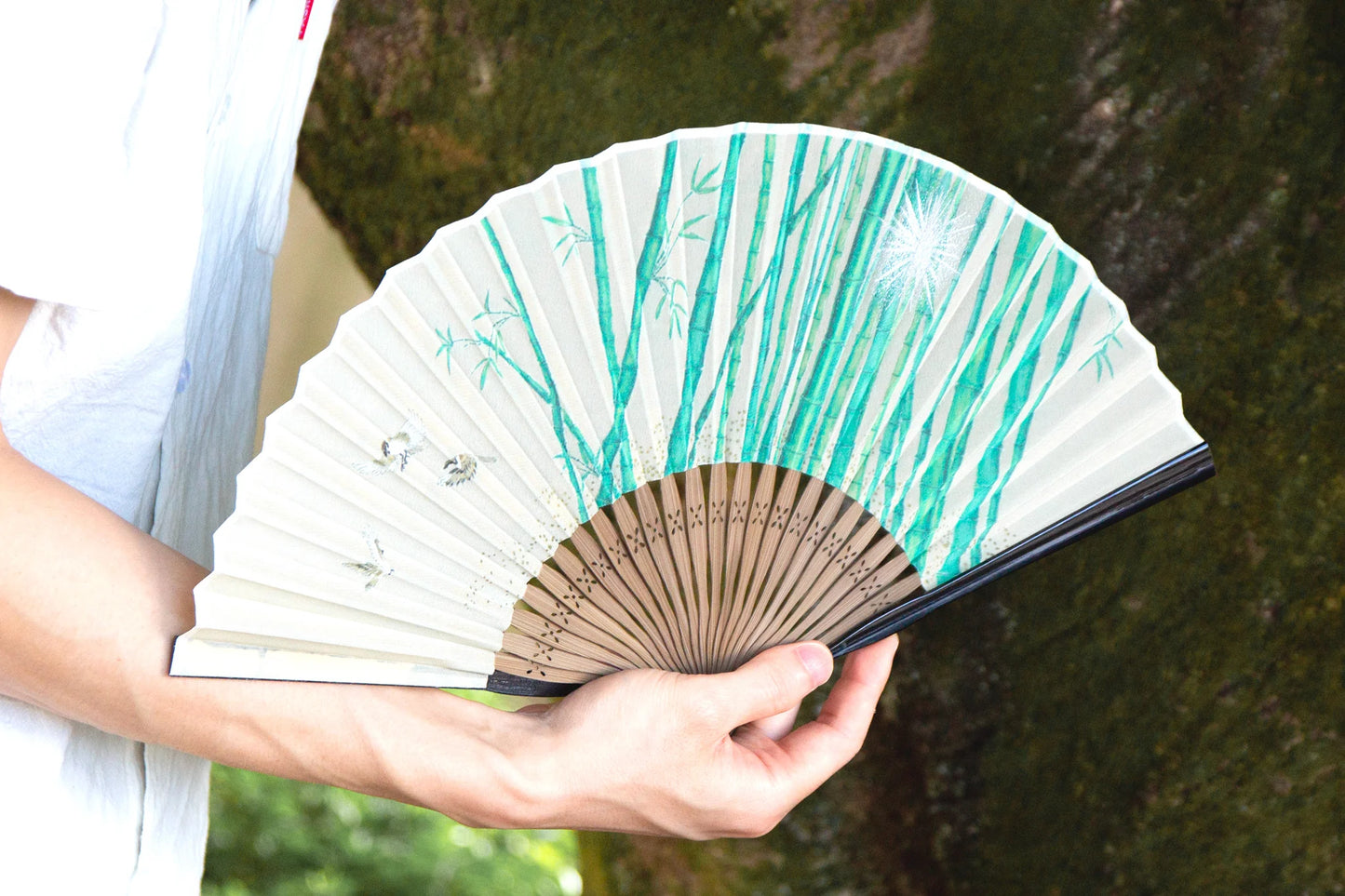 Kyo-sensu (Japanese folding fan) for Men - Kyo-Yuzen / Catfish - , Made in Kyoto, Japan , Kyoto sensu