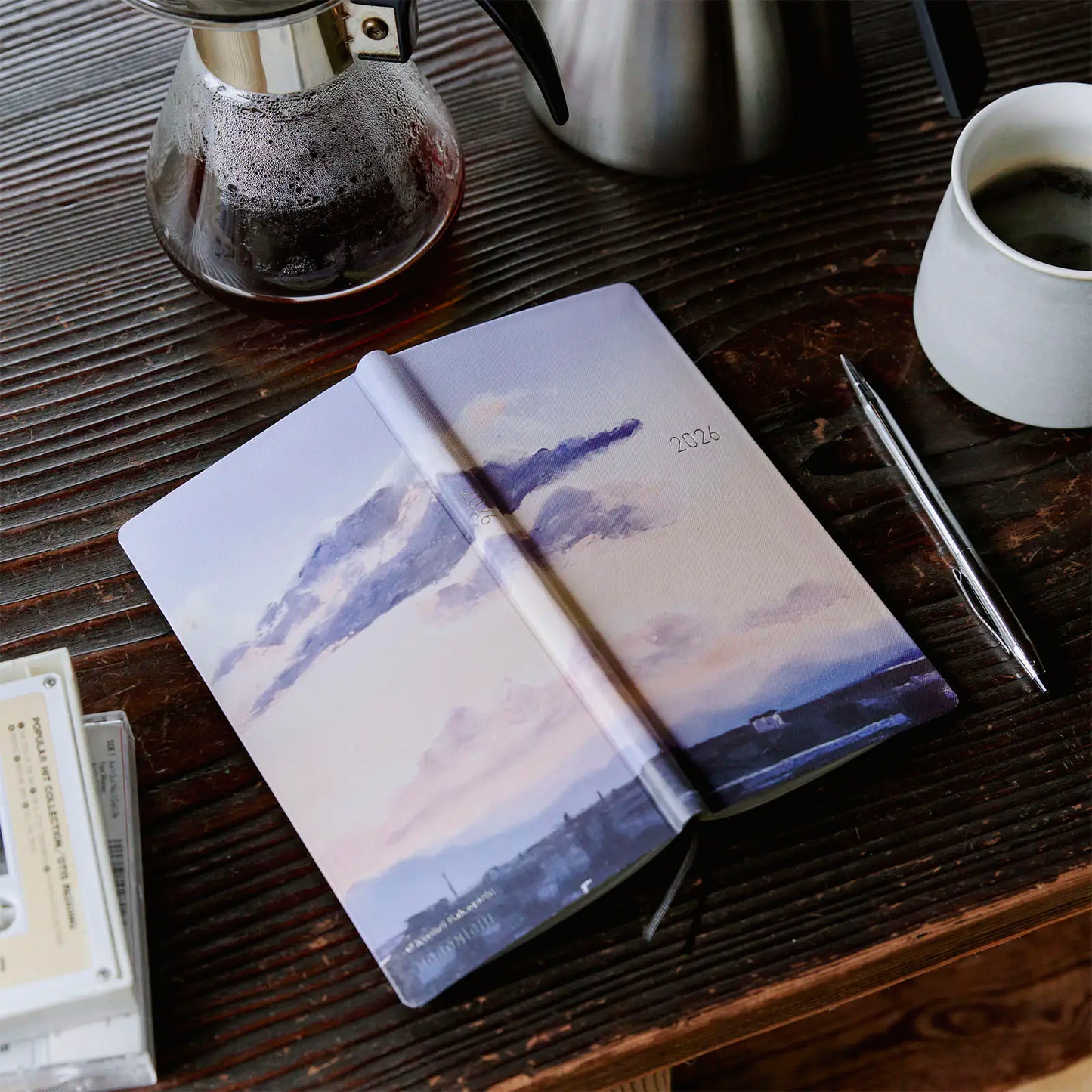 PRE-ORDER Hobonichi Techo 2026 Kyohei Sakaguchi: En Route to Kumamoto Port at Dawn Weeks Hardcover Book / Weekly Horizontal / Jan start / Mon start - English Edition