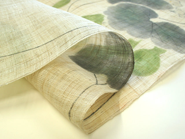 Hand-dyed Linen Noren (Japanese Doorway Curtain) - Gourd - , Kyoto Noren