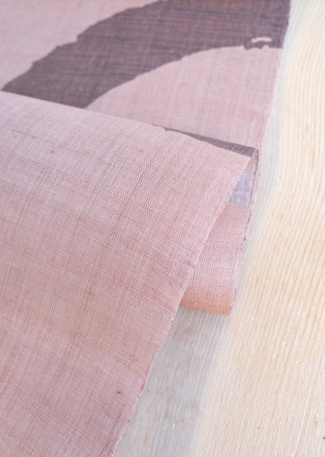 Hand-dyed Linen Noren (Japanese Doorway Curtain) - Enso (Circle) - , Kyoto Noren