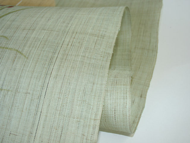 Hand-dyed Linen Noren (Japanese Doorway Curtain) - Seven flowers of autumn - , Kyoto Noren
