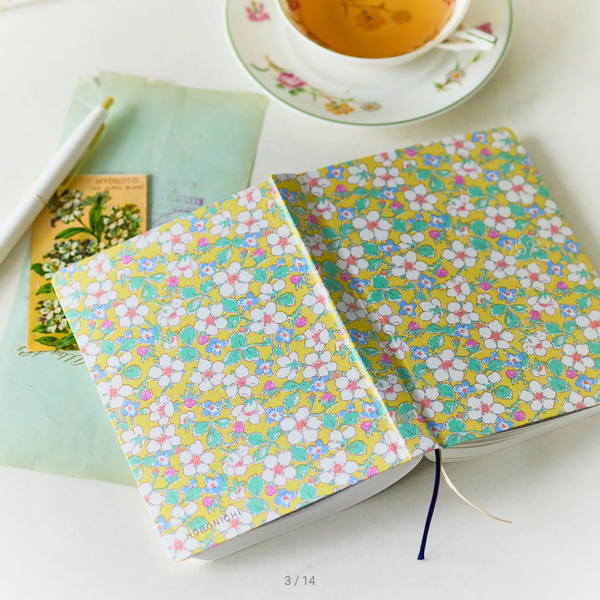 Sale! Hobonichi Techo 2025 Liberty Fabrics: Paysanne Blossom HON / A6 Size / Daily / Jan start / Mon start - English Edition