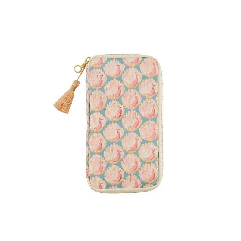 Liberty Fabrics: Peacocks of Grantham Hall Small Drawer Pouch, Hobonichi Small Drawer Pouch