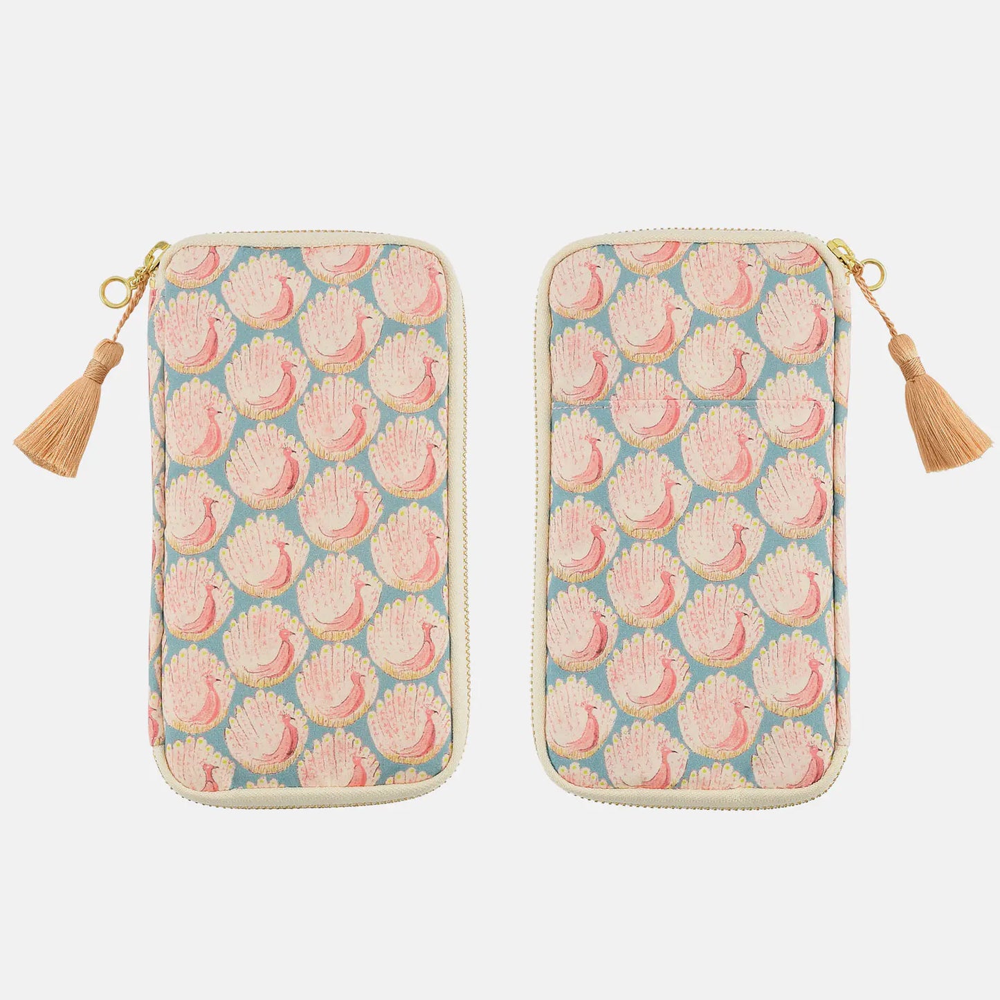 Liberty Fabrics: Peacocks of Grantham Hall Small Drawer Pouch, Hobonichi Small Drawer Pouch