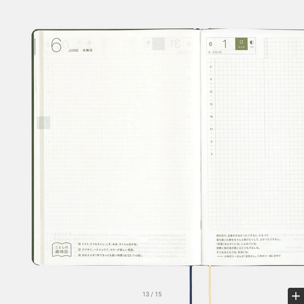 Hobonichi Techo 2025 MOTHER: You come buying? You can sell, too. HON / A5 Size / Daily / Jan start / Mon start - Japanese Edition