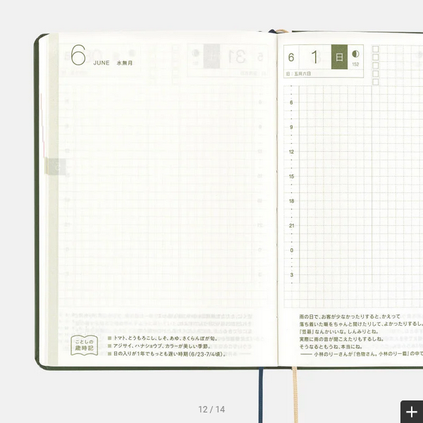 Hobonichi Techo 2025 MOTHER: You come buying? You can sell, too. HON / A6 Size / Daily / Jan start / Mon start - Japanese Edition