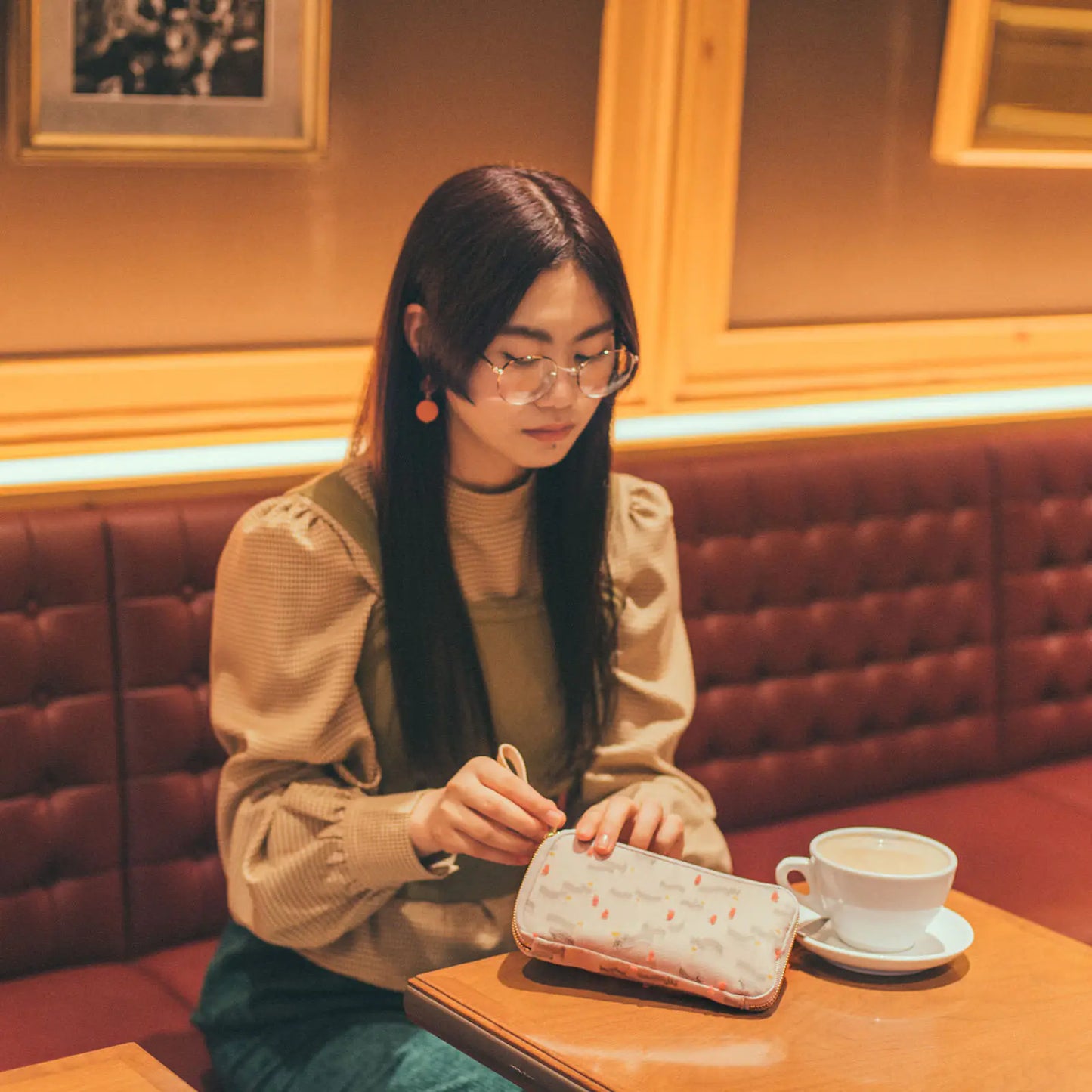 Makino Collection: Dreaming Garden Small Drawer Pouch, Hobonichi Small Drawer Pouch