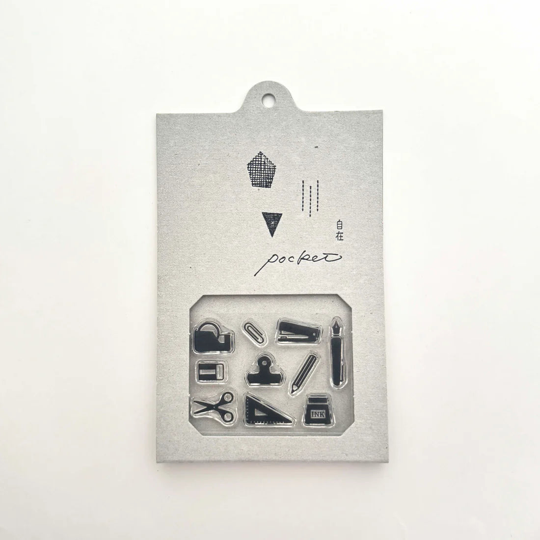 Mizushima: JIZAI Clear Stamp POCKET - Stationery -