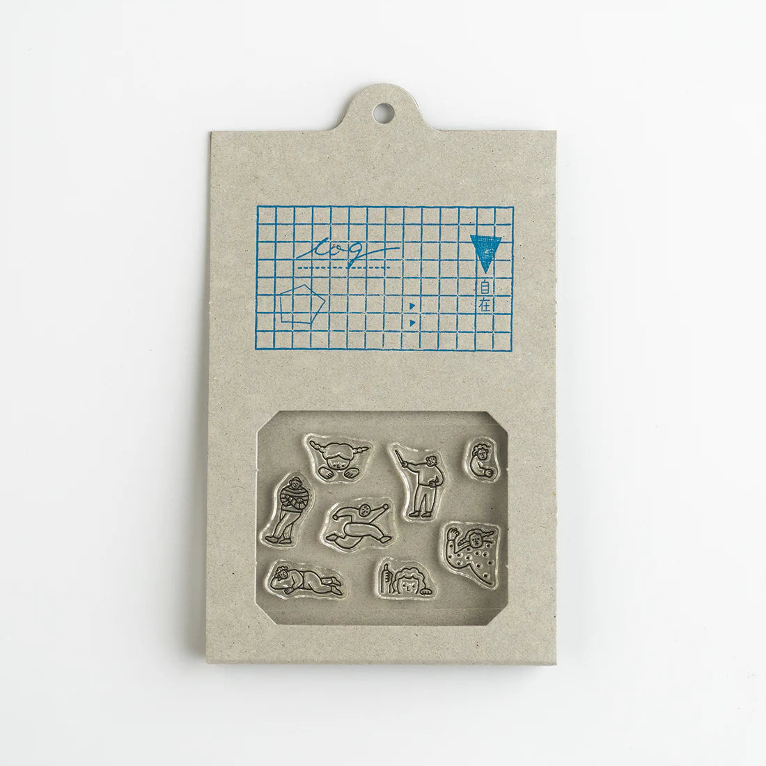 Mizushima: JIZAI Clear Stamp LOG Techo Moriage-tai - 01 -