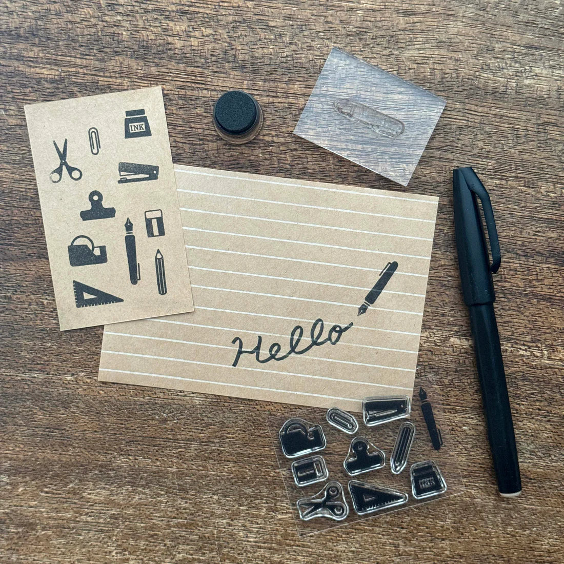Mizushima: JIZAI Clear Stamp POCKET - Stationery -