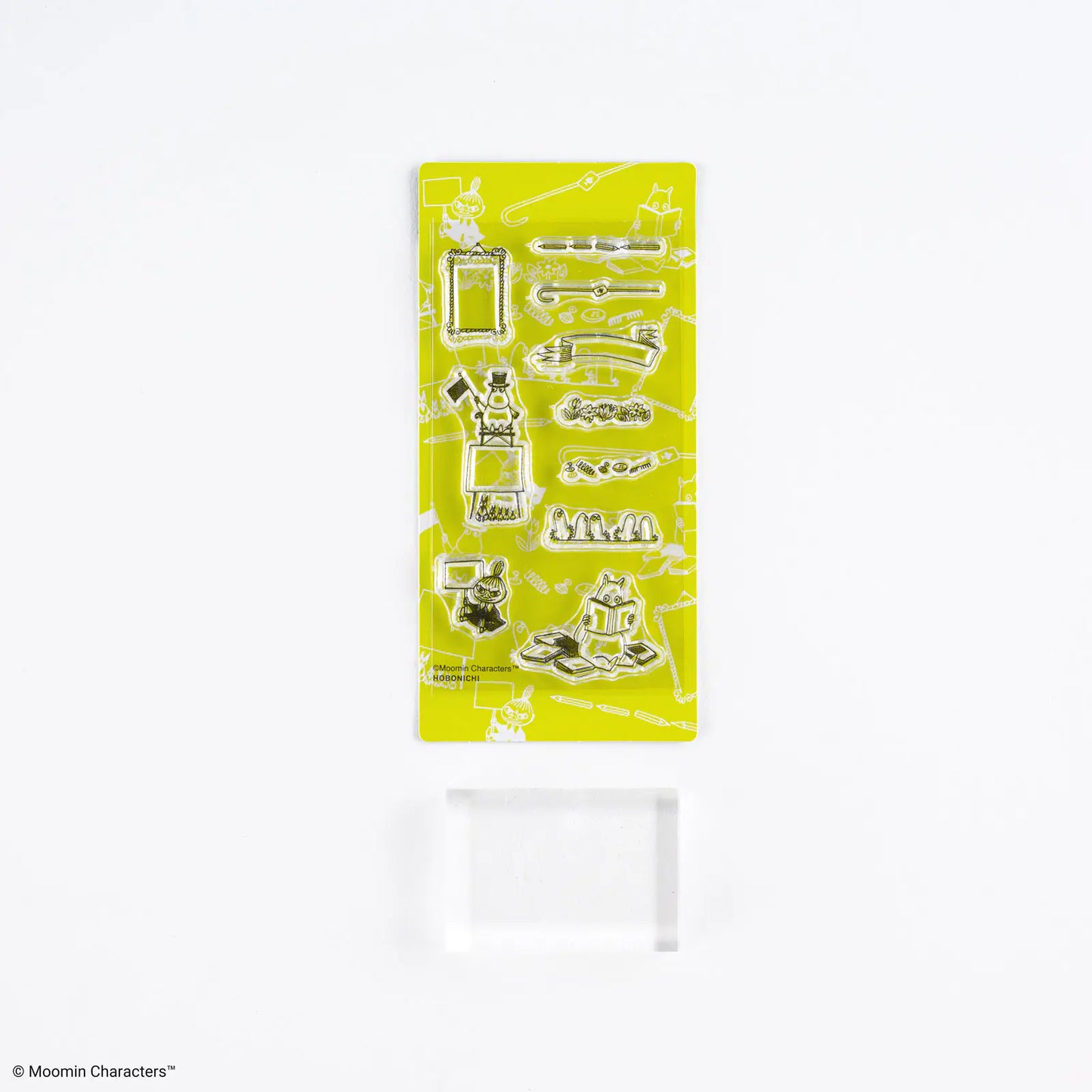 PRE-ORDER Moomin: Clear Stamp - Moomin (Frame) , 2026 Hobonichi Accessories
