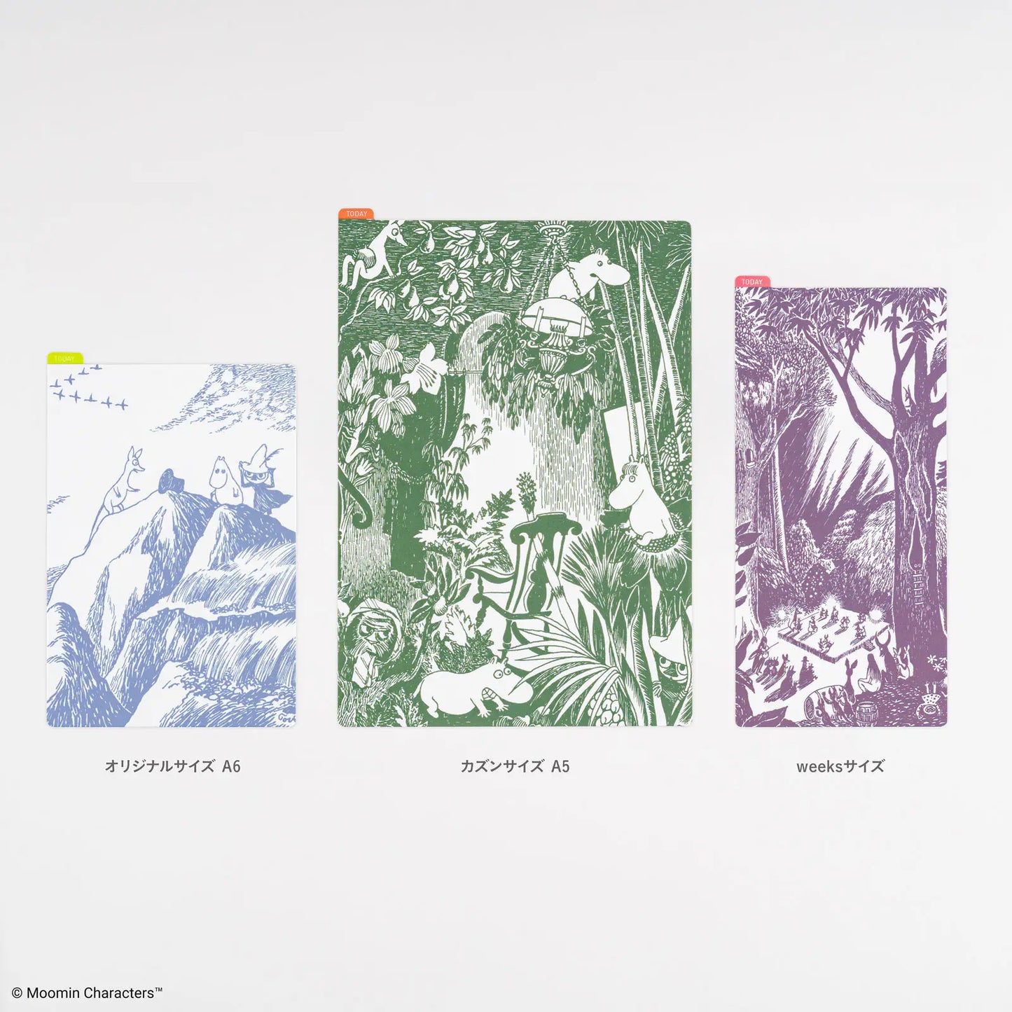 PRE-ORDER Moomin: Hobonichi Pencil Board For A6 Size / A5 Size / Weeks , 2026 Hobonichi Accessories