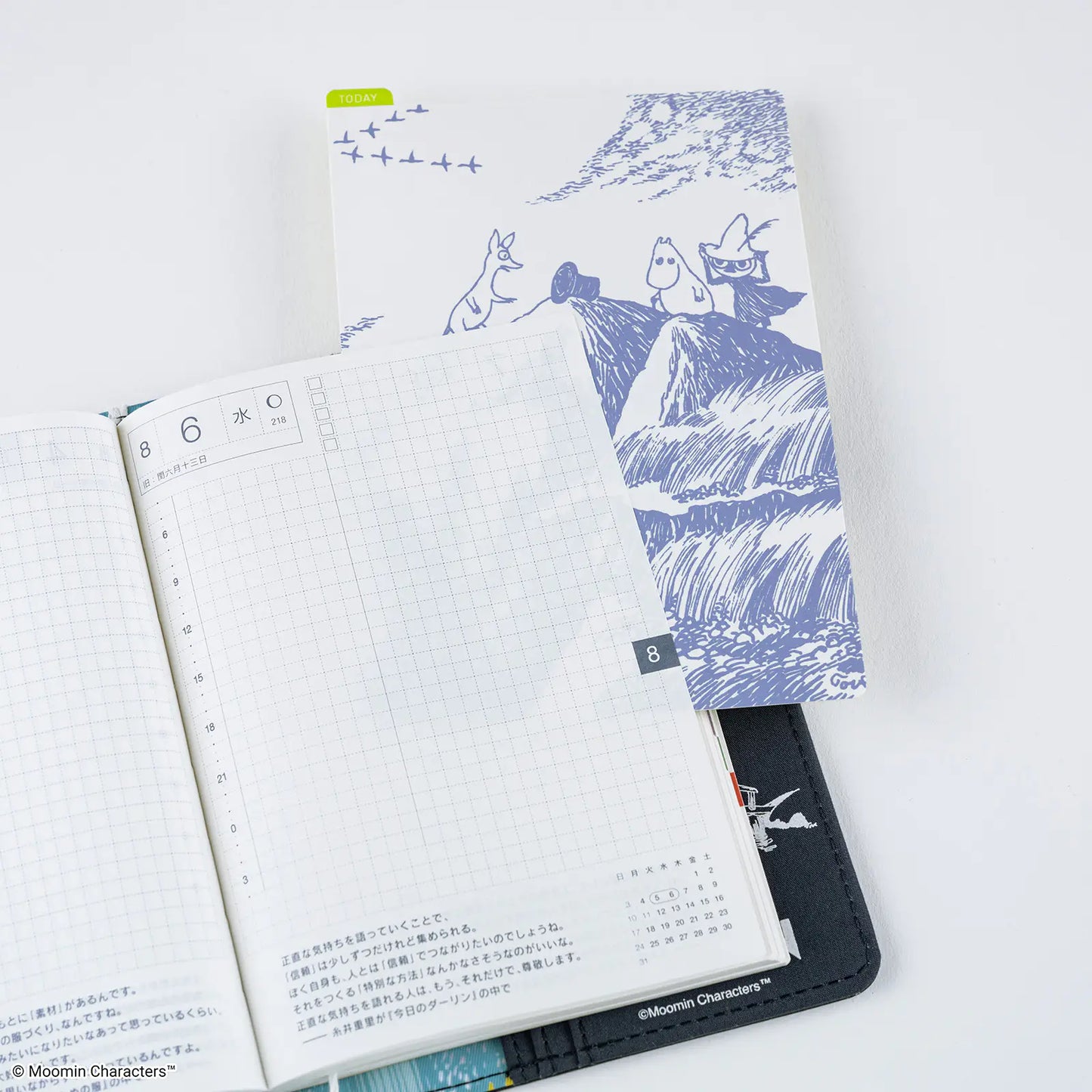 PRE-ORDER Moomin: Hobonichi Pencil Board For A6 Size / A5 Size / Weeks , 2026 Hobonichi Accessories
