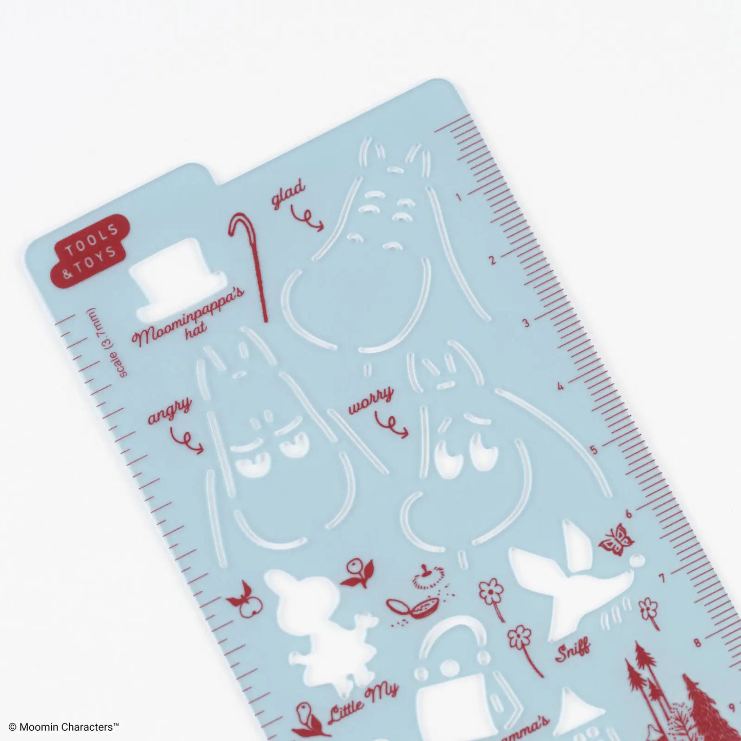 PRE-ORDER Moomin: Hobonichi Stencil - Moomin , 2026 Hobonichi Accessories