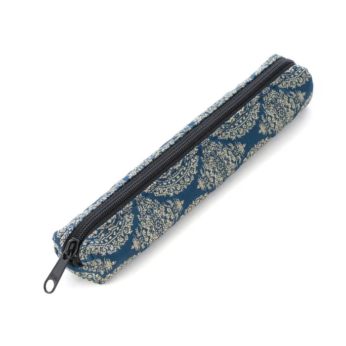 Nishijin-ori Pencil Case - Hunting Scene - , Made in Kyoto, Japan, Japanese traditional craft pen case