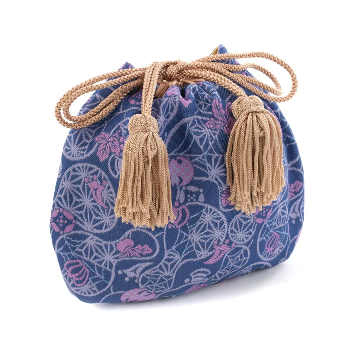 Nishijin-ori Small Drawstring Bag - Halloween -, Made in Kyoto, Japan, Japanese traditional craft purse