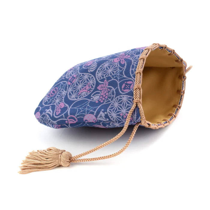 Nishijin-ori Small Drawstring Bag - Halloween -, Made in Kyoto, Japan, Japanese traditional craft purse