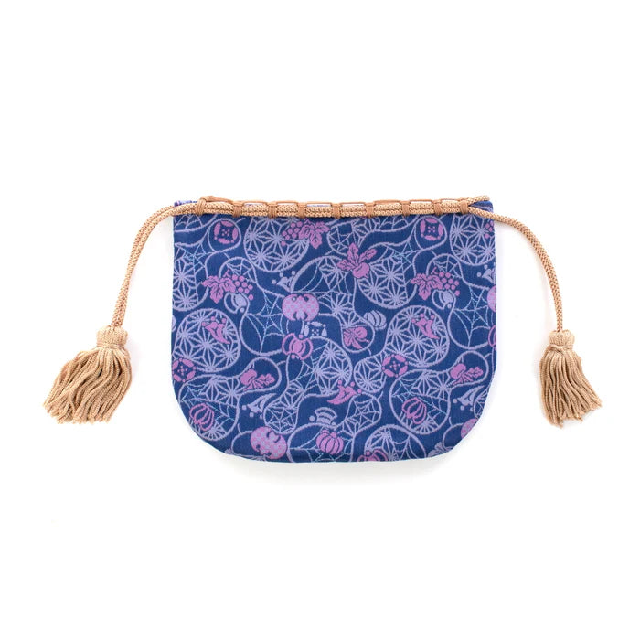 Nishijin-ori Small Drawstring Bag - Halloween -, Made in Kyoto, Japan, Japanese traditional craft purse