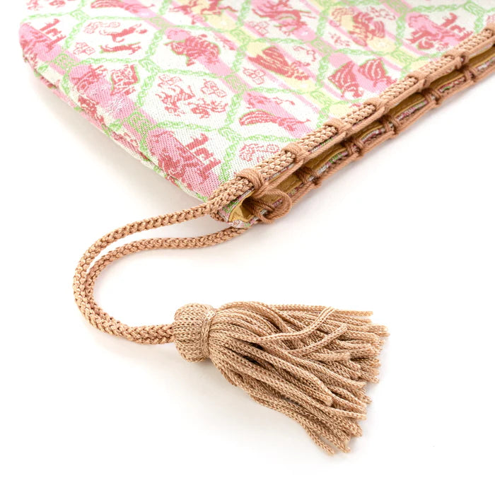 Nishijin-ori Small Drawstring Bag - The birth of Jesus Christ -, Made in Kyoto, Japan, Japanese traditional craft purse