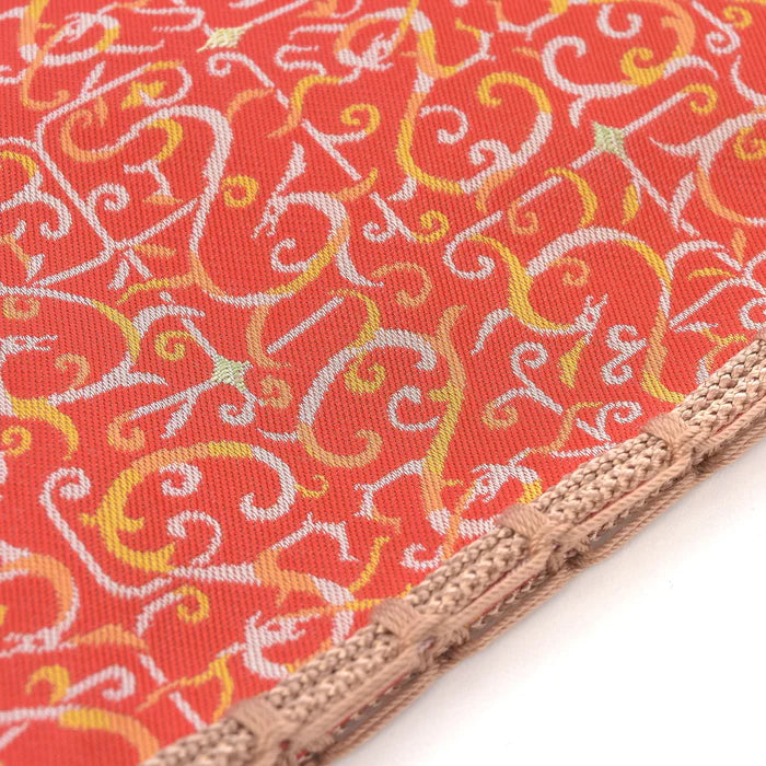Nishijin-ori Small Drawstring Bag - Dragon / Red -, Made in Kyoto, Japan, Japanese traditional craft purse