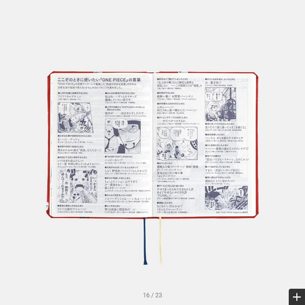 Hobonichi Techo 2025 ONE PIECE magazine: DON! HON / A6 Size / Daily / Jan start / Mon start - Japanese Edition