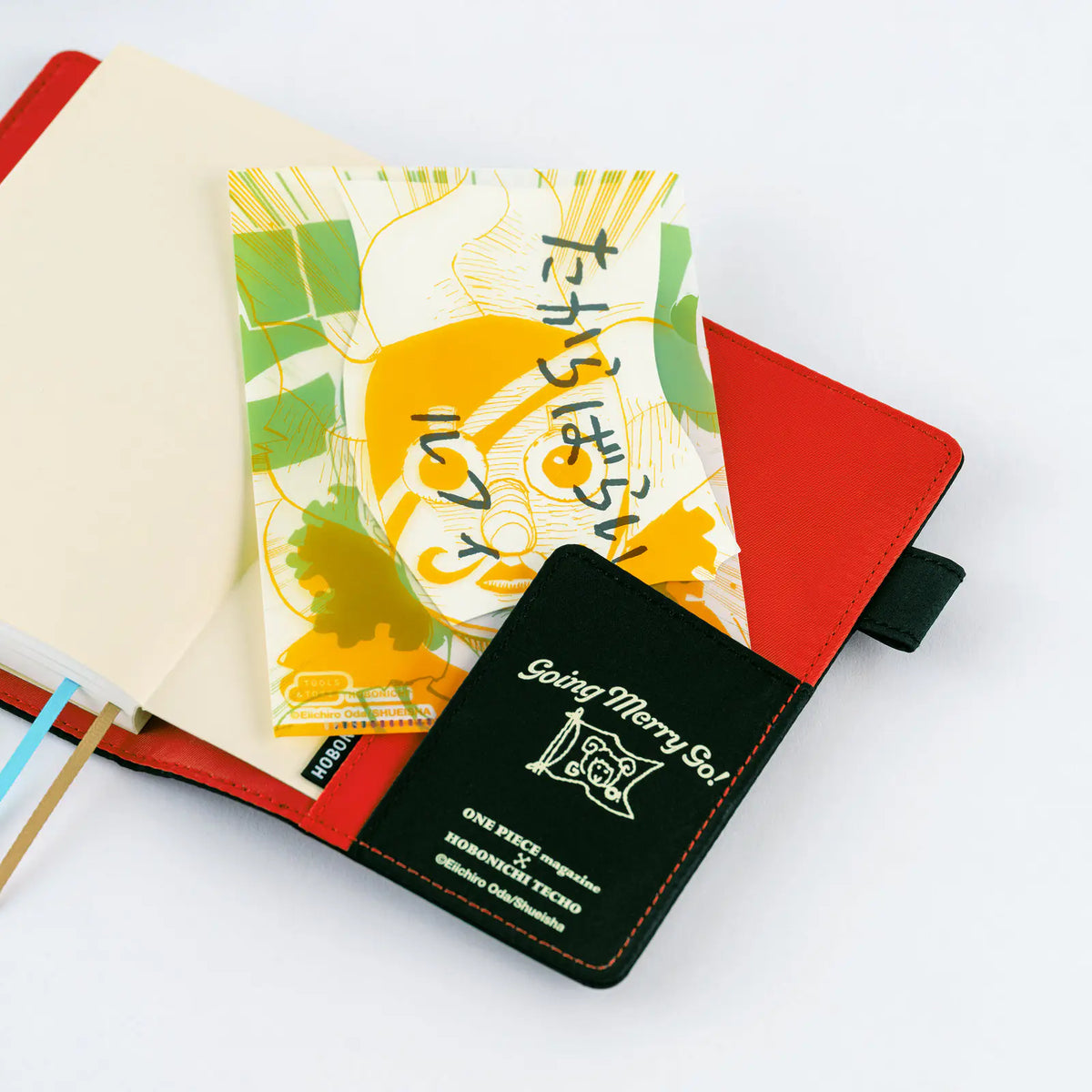 ONE PIECE magazine: Hobonichi Clear Folder Set of 3 for A6 Size (One Piece), 2027 Hobonichi Accessories