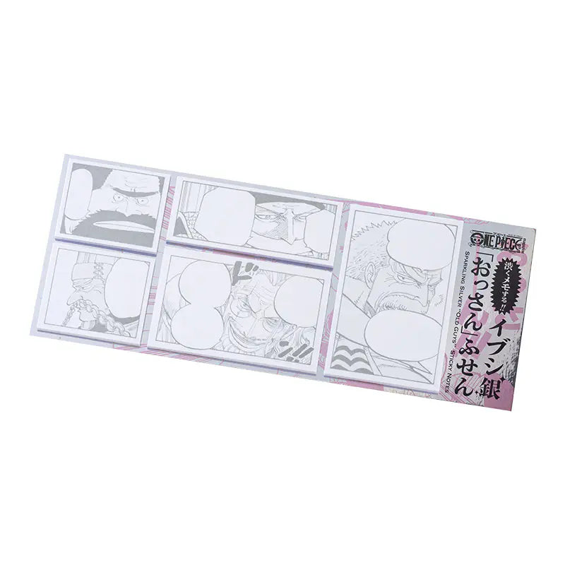 PRE-ORDER ONE PIECE magazine: Sparkling Silver “Old Guys” Sticky Notes , 2026 Hobonichi Accessories