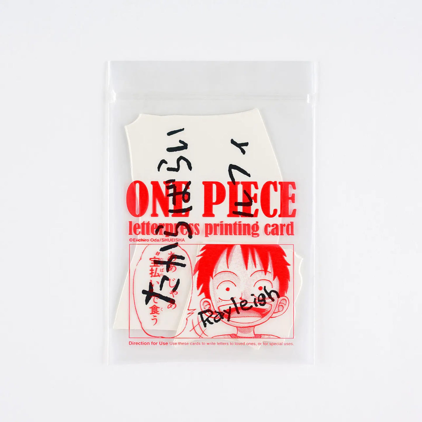 PRE-ORDER ONE PIECE magazine: Vivre Card & Treasure Tab Letterpress Printed Card , 2026 Hobonichi Accessories