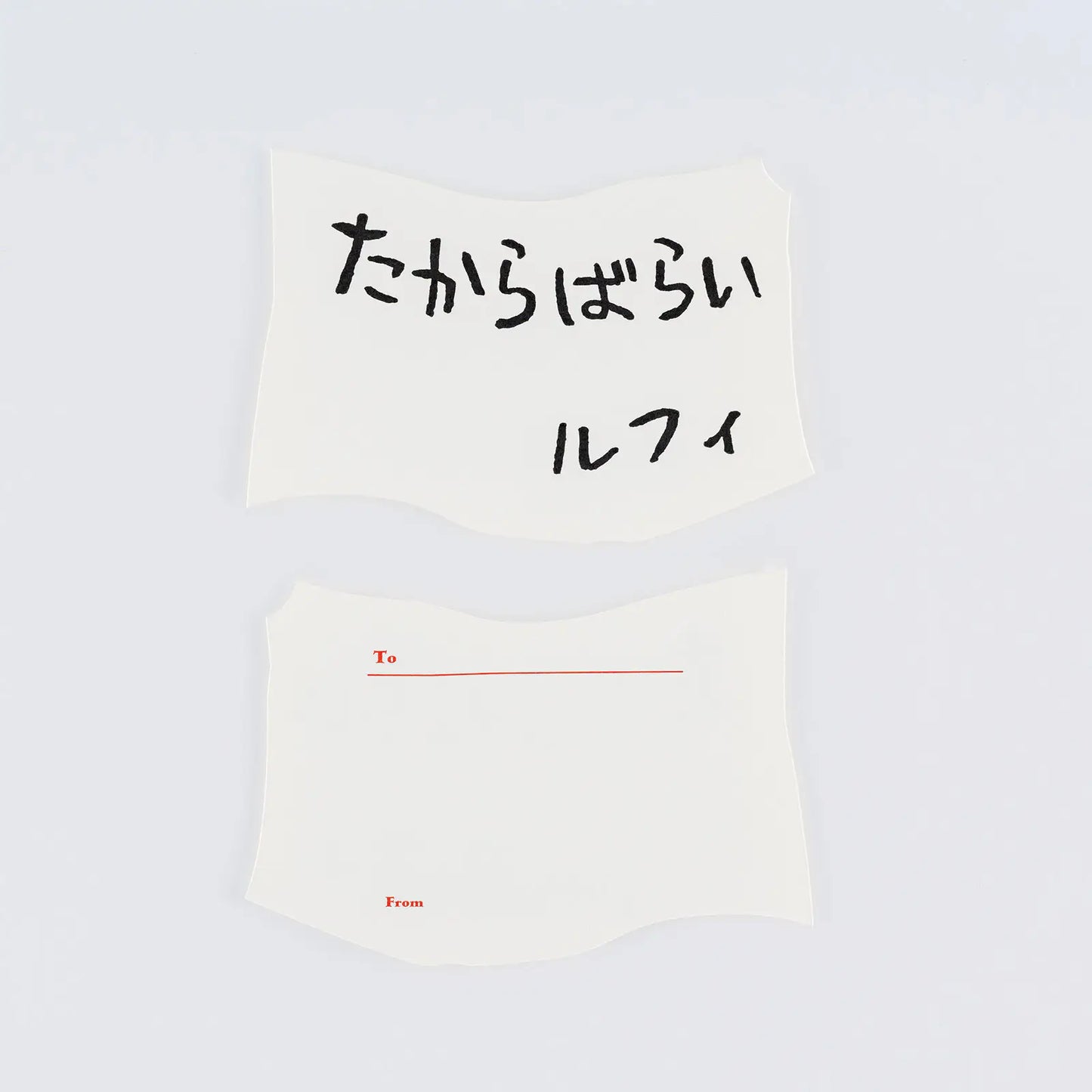 PRE-ORDER ONE PIECE magazine: Vivre Card & Treasure Tab Letterpress Printed Card , 2026 Hobonichi Accessories
