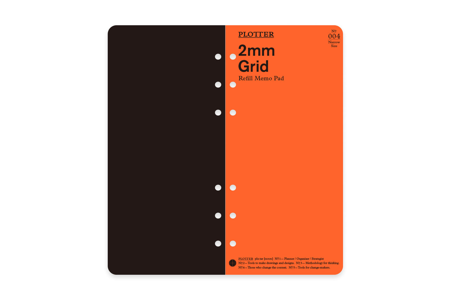 PLOTTER 2mm Grid 80 sheets PLT0004 (Narrow Size)