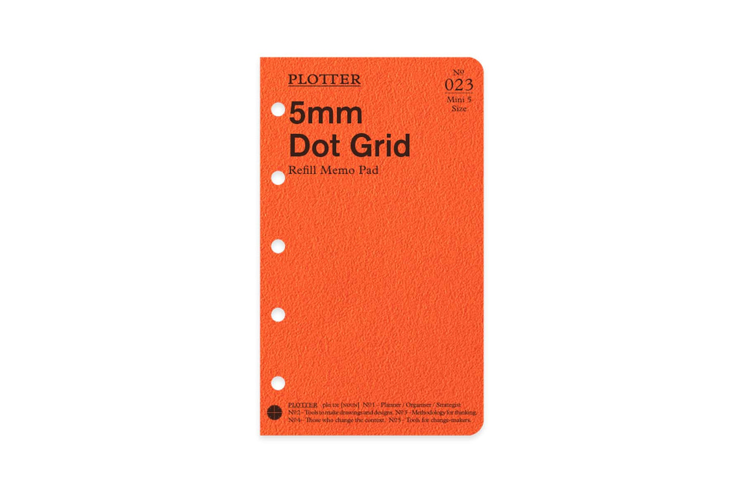 PLOTTER 5mm Dot Grid 80 sheets PLT0023 (Mini 5 Size)