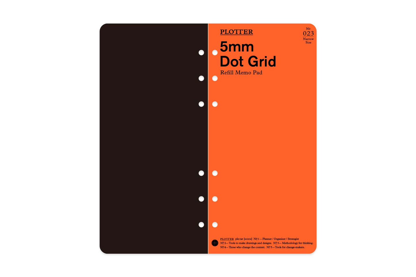 PLOTTER 5mm Dot Grid 80 sheets PLT0023 (Narrow Size)