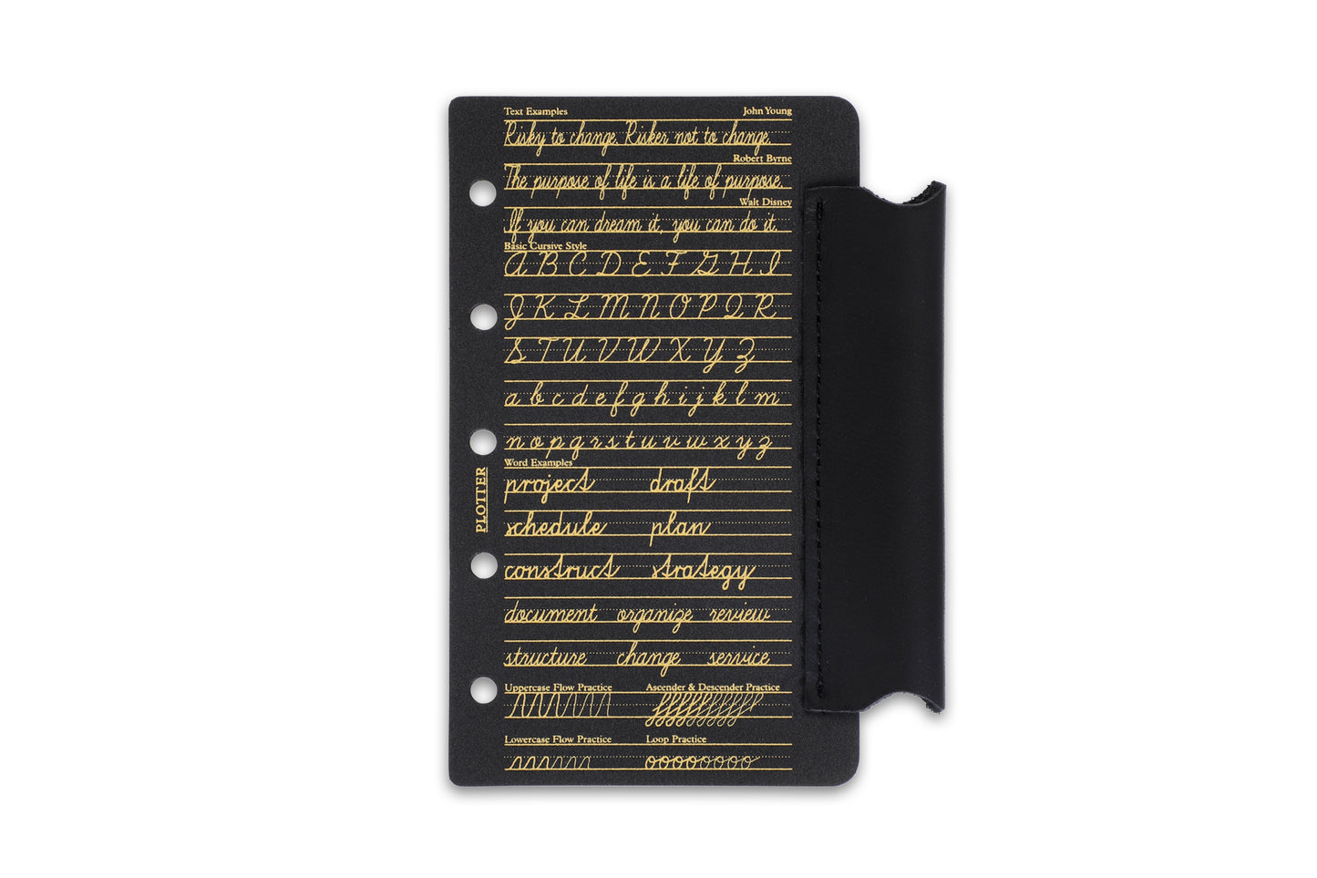 PLOTTER Leather Penholder with Lifter PLT0011 (Mini 5 Size)