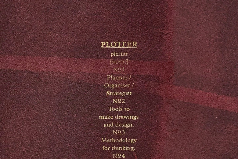 PLOTTER Liscio 5-Ring Leather Binder PLT5012 (Mini 5 Size)