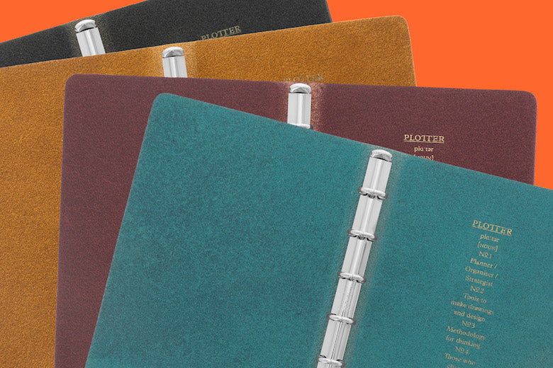 PLOTTER Liscio 6-Ring Leather Binder PLT5012 (Mini Size)