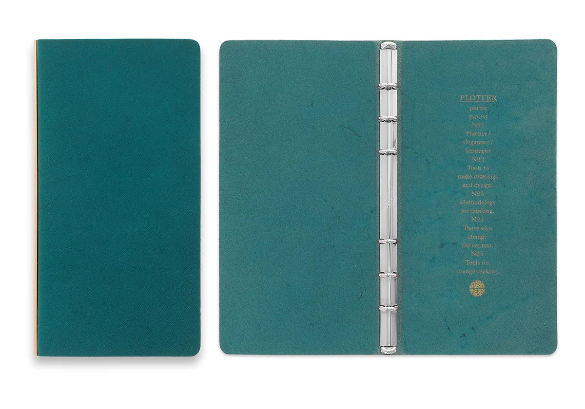 PLOTTER Liscio 6-Ring Leather Binder PLT5012 (Narrow Size)