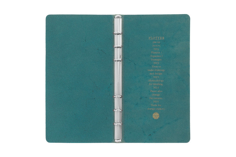 PLOTTER Liscio 6-Ring Leather Binder PLT5012 (Narrow Size)