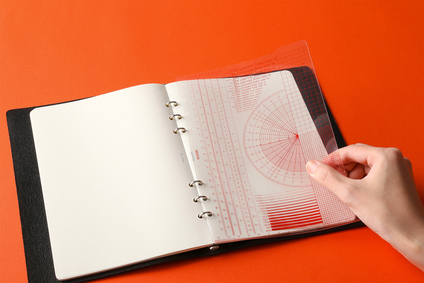 PLOTTER Ruler Pad PLT0009 (A5 Size)