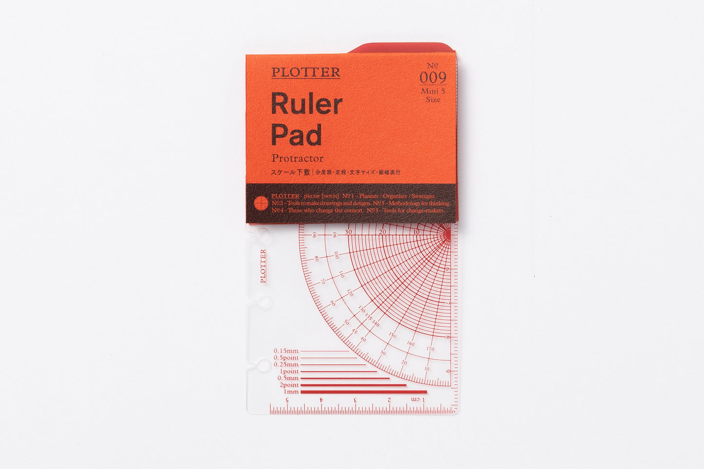 PLOTTER Ruler Pad PLT0009 (Mini 5 Size)