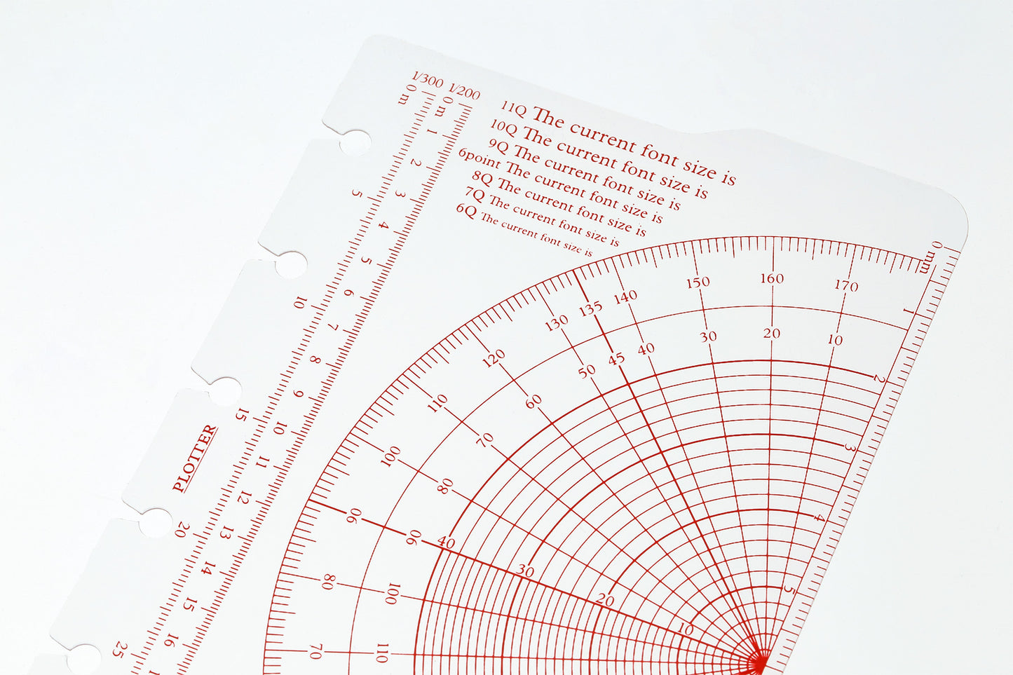 PLOTTER Ruler Pad PLT0009 (Mini Size)